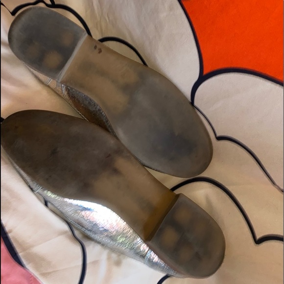 Steven Madden 'Catt' Silver Metallic Slip.On Loafers 🌵8 - Picture 9 of 11